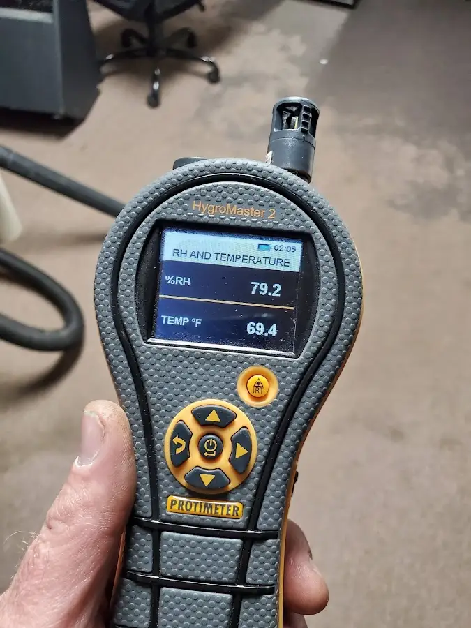 Moisture meter humidity assessment for Mold Remediation & Removal in Urbana